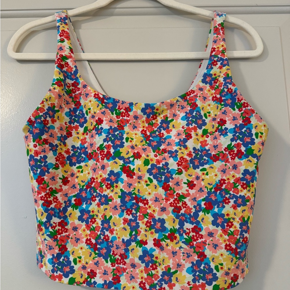 Old Navy Multicolor Floral Crop Top